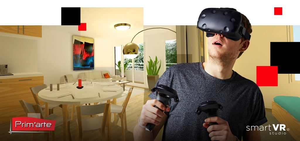 Prim'arte agence vr studio smartvr paris realite virtuelle creation contenu agence immobilier visite virtuelle 3d