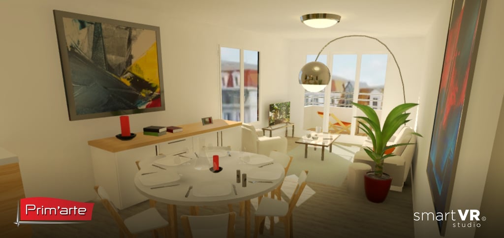 Prim'arte agence vr studio smartvr realite virtuelle creation contenu agence immobilier visite virtuelle 3d